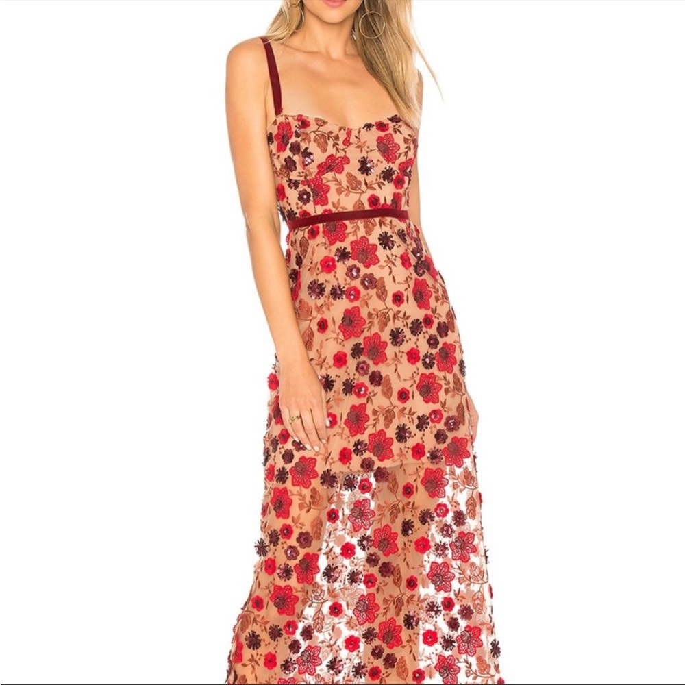 For love and lemons holiday floral applique size 6